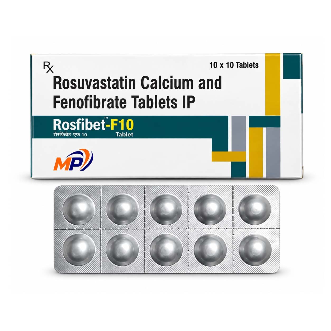 Rosfibet-F10 Tablets - Tablet